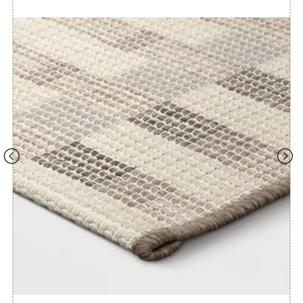 Beachside Grid Outdoor Rug Naturals – Threshold™ designed with Studio McGee